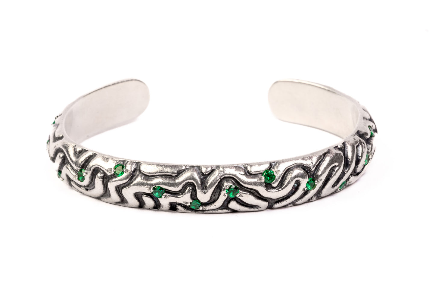 Cortex Emerald Bangle