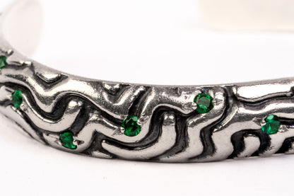 Cortex Emerald Bangle