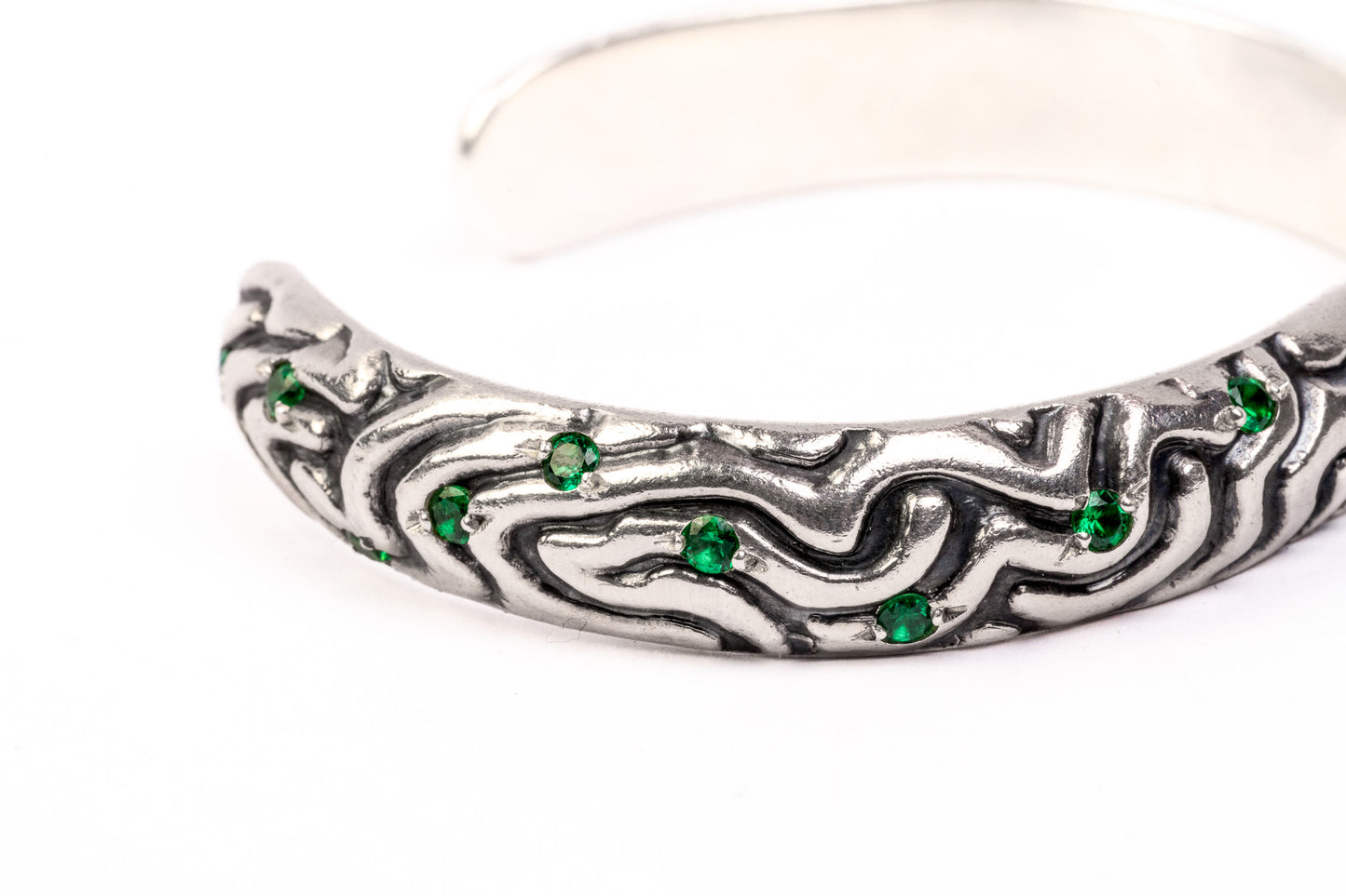Cortex Emerald Bangle