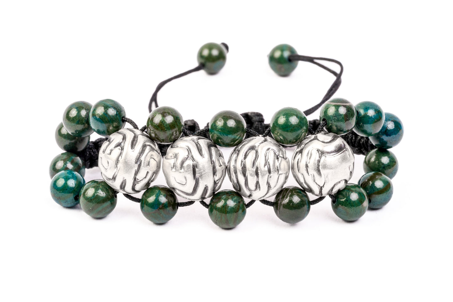 Chrysocolla Teamwork Bracelet