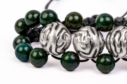 Chrysocolla Teamwork Bracelet