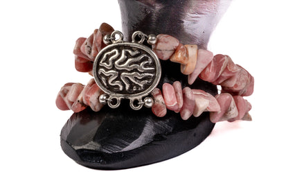 Bipolar Rhodochrosite Bracelet