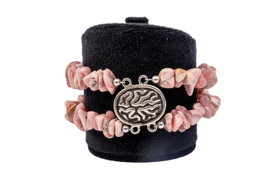Bipolar Rhodochrosite Bracelet
