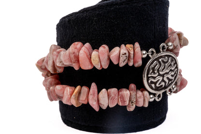 Bipolar Rhodochrosite Bracelet