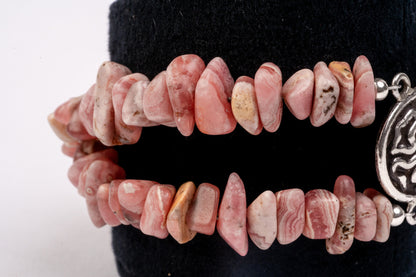 Bipolar Rhodochrosite Bracelet