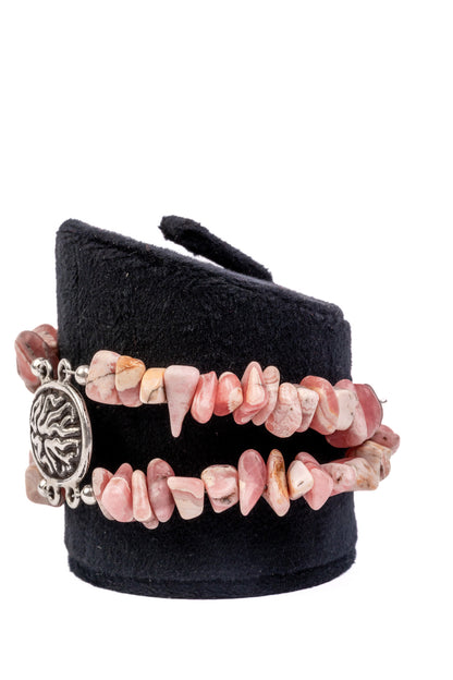 Bipolar Rhodochrosite Bracelet