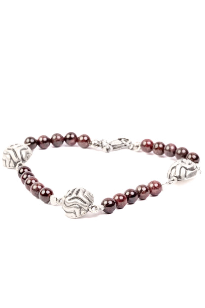 Garnet Thoughts Bracelet