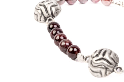 Garnet Thoughts Bracelet
