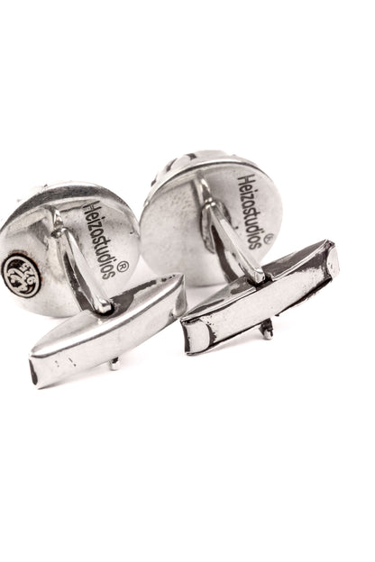 Sapphire Spark Cortex Cufflinks