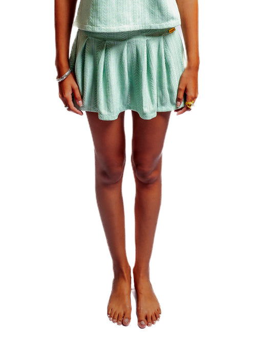 Pleated Skirt - Mint