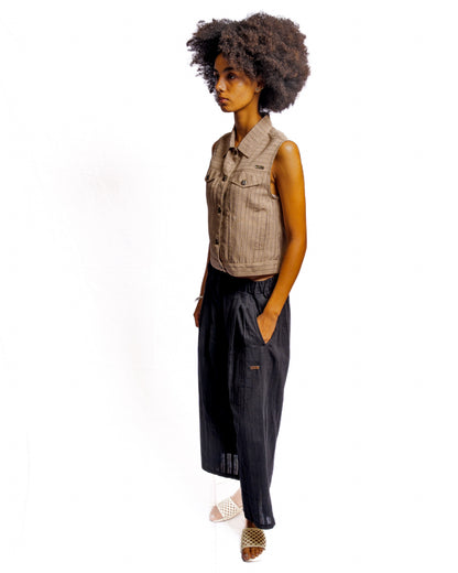 Pinstripe Vest