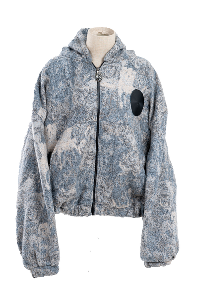Alexandra Jacquard Zip-up Hoodie