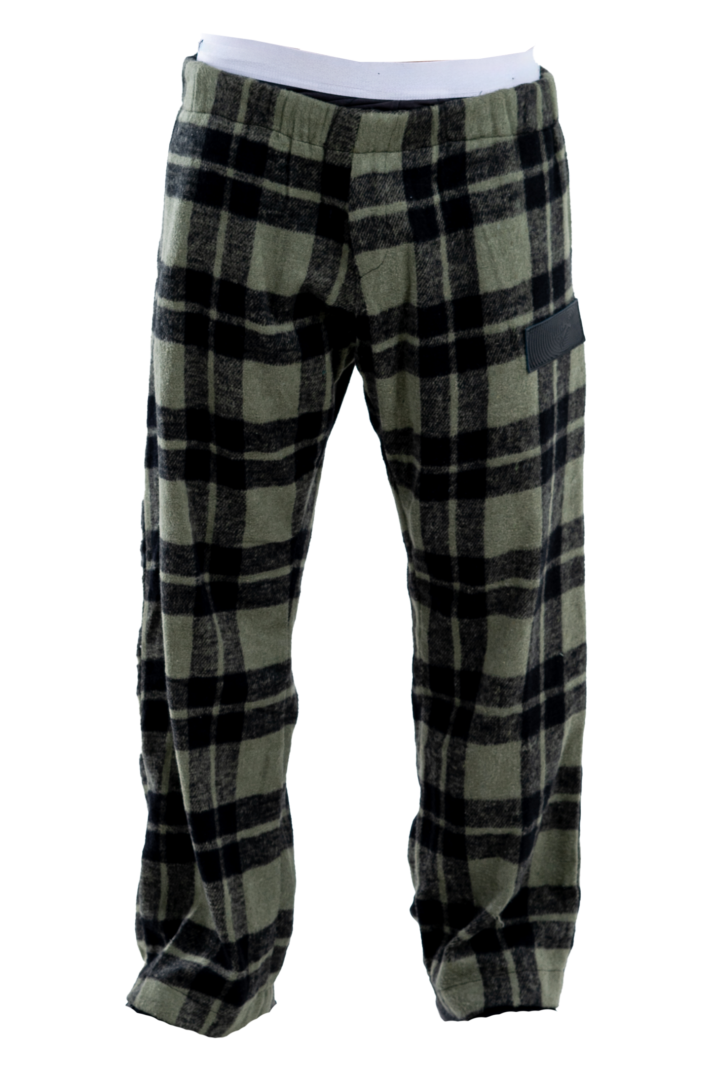 Green/Black Plaid Pants