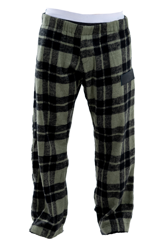 Green/Black Plaid Pants