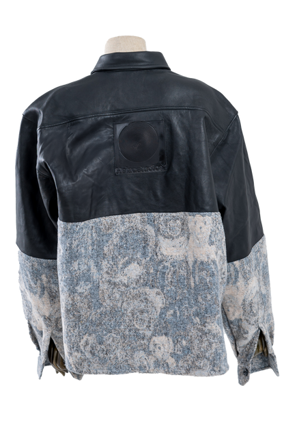 Genuine Leather Alexandra Jacquard shirt