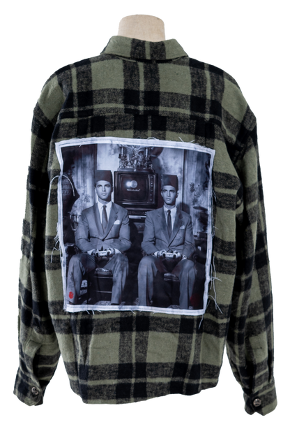 Green Plaid Flannel Shirt